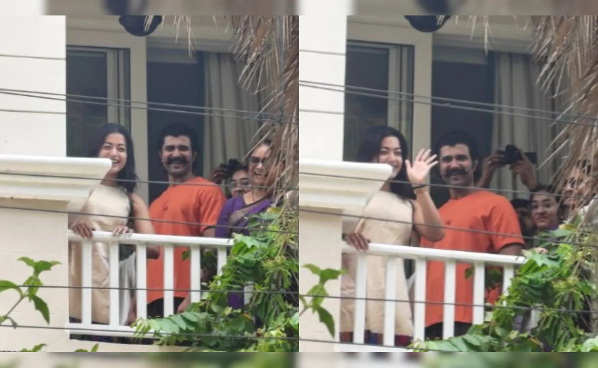 Vijay Deverakonda, With Rashmika Mandanna By His Side, Greets Fans Outside Home On His Birthday