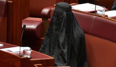 Australia’s anti-Muslim right-wing firebrand surges in polls after burqa stunt