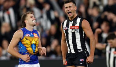 Pies celebrate Pendles with tough win over Eagles as key duo injured