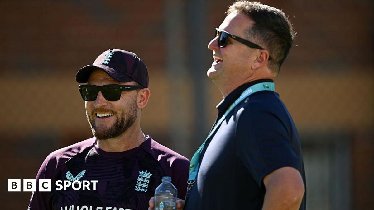 Brendon McCullum and Rob Key