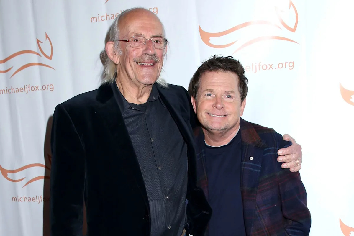 Michael J. Fox Calls “Back to the Future” Costar Christopher Lloyd 'Youthful' Ahead of His 88th Birthday (Exclusive)