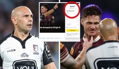Queensland launches referee protest in all-time State of Origin dummy spit
