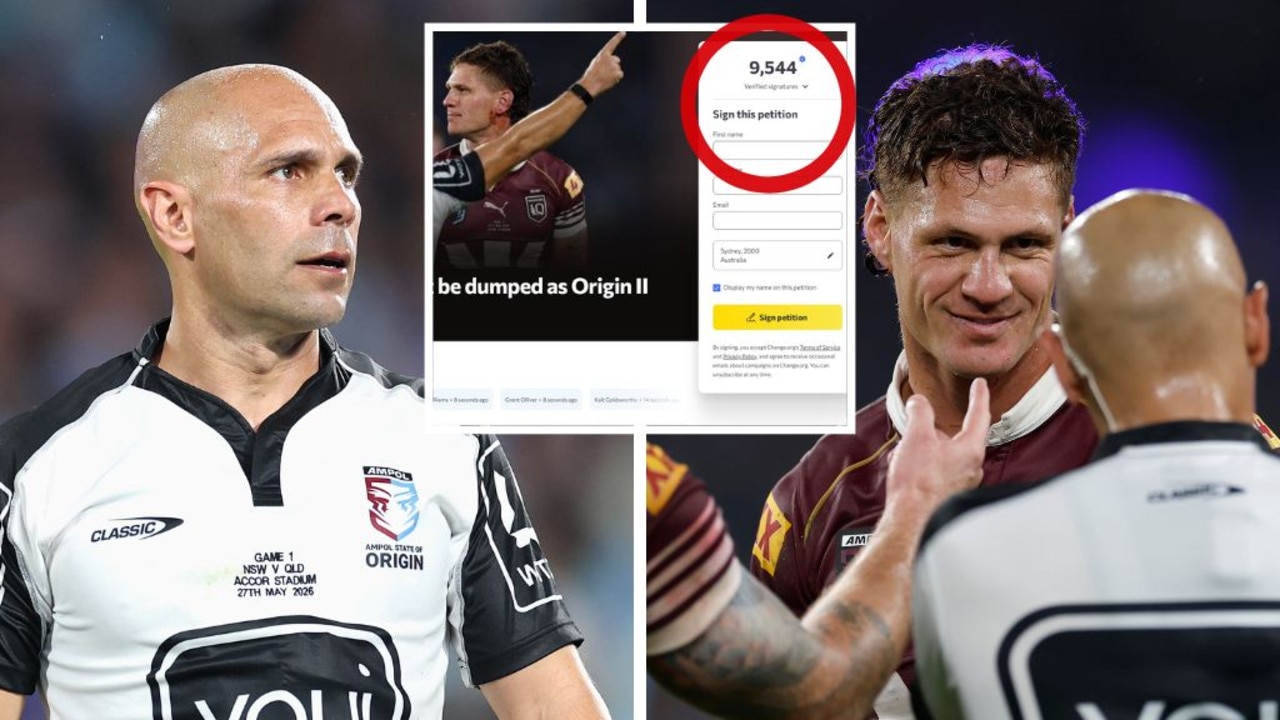 Queensland launches referee protest in all-time State of Origin dummy spit