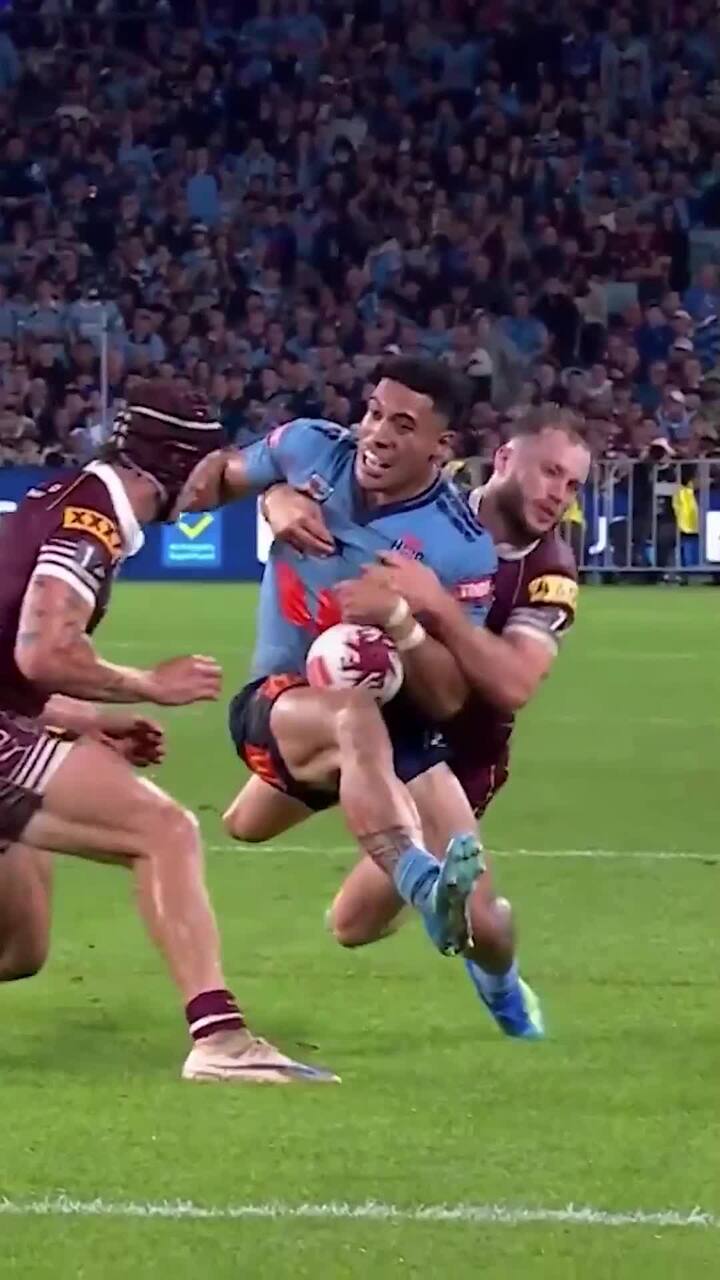 Ponga sent off for shoulder charge