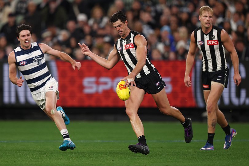 Scott Pendlebury is set to wear a gold number when he breaks the AFL’s games played record against West Coast.