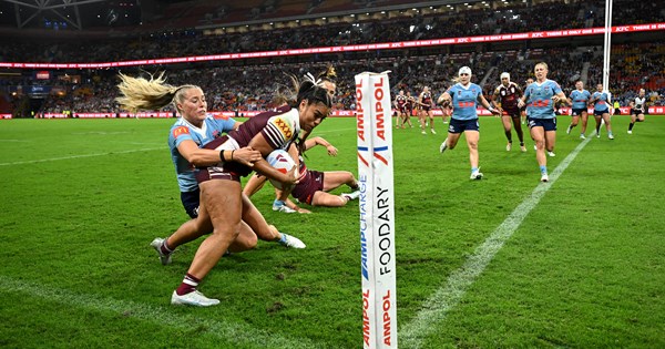 NRL 2026, State of Origin, Teagan Berry, Jasmine Peters, match-winning tackle
