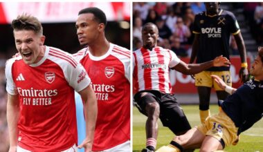 Arsenal defeat Fulham to go six points clear, Spurs boost as VAR drama sinks West Ham, EPL results, title race, relegation, video