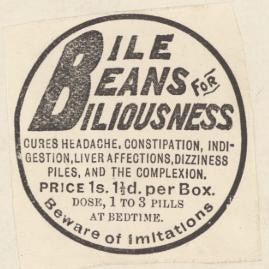 A trademark for Bile beans for biliousness