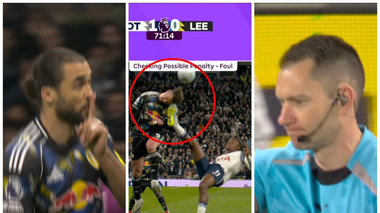 Tottenham draw 1-1 with Leeds United, Mathys Tel opens scoring and then gives away a penalty, VAR drama