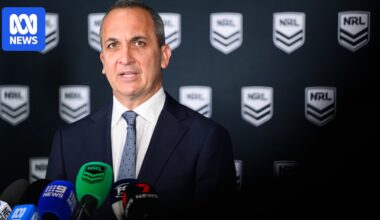 Andrew Abdo resigns as NRL boss to take up Tennis Australia role, Peter V'landys to take over