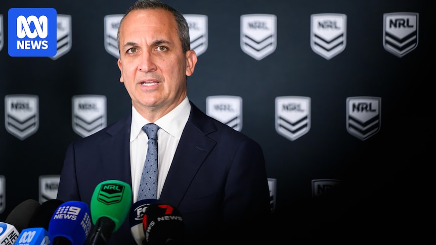 Andrew Abdo resigns as NRL boss to take up Tennis Australia role, Peter V'landys to take over