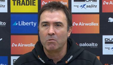 AFL 2026: Brad Scott press conference after Essendon Bombers loss to Fremantle Dockers in Round 10, video