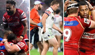 Dolphins def. Melbourne Storm, Round 8, Jack Bostock, Hamiso Tabuai-Fidow, Tyran Wishart injury, Sua Fa’alogo try