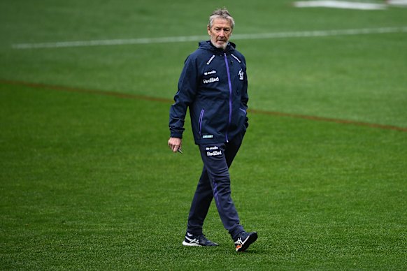 Melbourne Storm coach Craig Bellamy on Saturday.