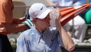 ALL-TIME BOILOVER... literally: Unstoppable world No.1 Jannik Sinner OUT of Roland Garros thanks to heatwave