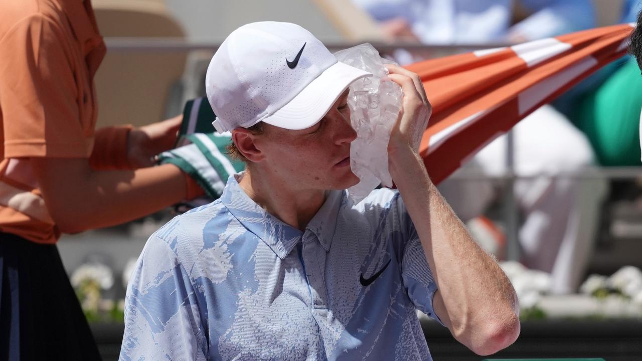 ALL-TIME BOILOVER... literally: Unstoppable world No.1 Jannik Sinner OUT of Roland Garros thanks to heatwave