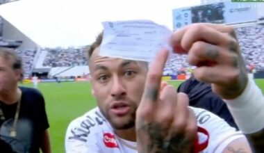 Football: Neymar mistakenly subbed off in final Brazil World Cup audition, Santos beaten by Cortiba, Brazilian Serie A, video
