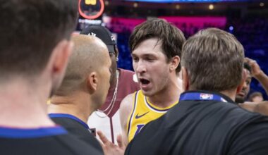 Austin Reaves demands respect from NBA officials following a frustrating defeat