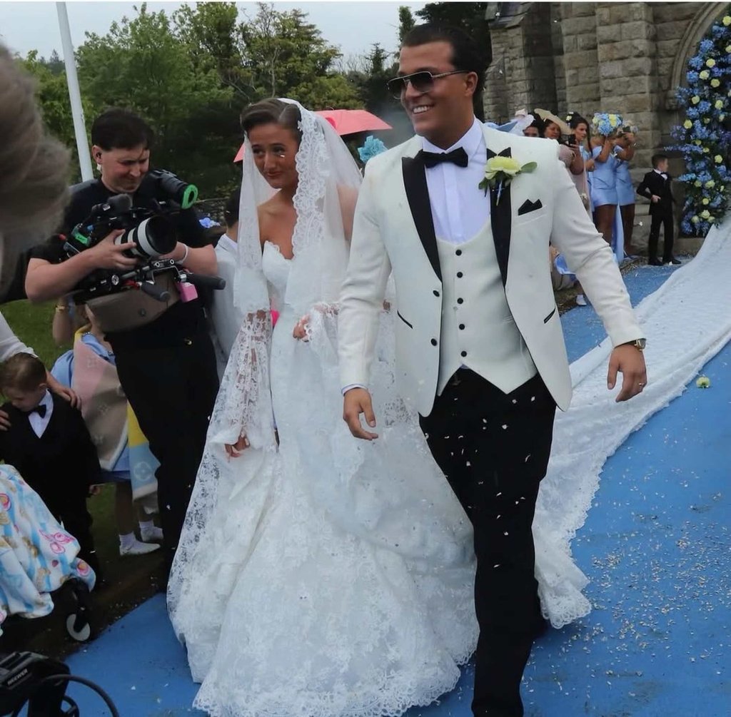 Venezuela Fury and Noah Price were married on the Isle of Man. Photo: @7noahprice/Instagram
