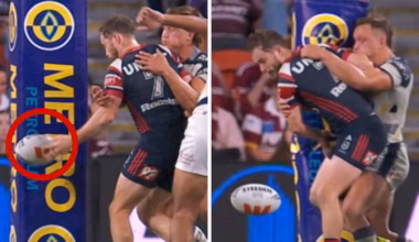 NRL 2026: Fans fume over controversial sin bin as Roosters denied try in Cowboys defeat