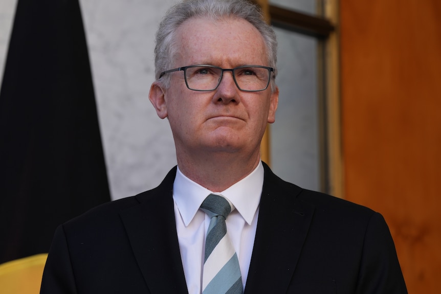 Tony Burke at press conference