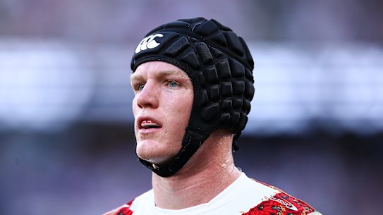 Dragons halfback Kade Reed made his debut under interim coach Dean Young.