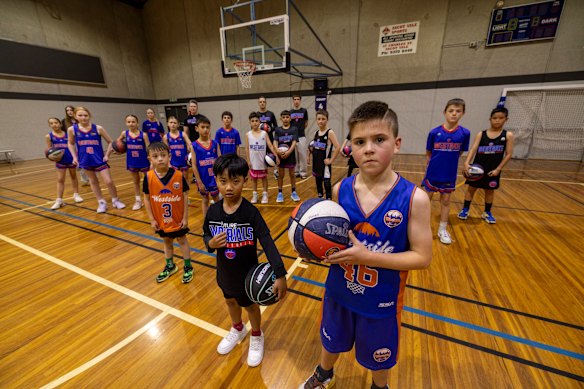 The battle for a new stadium in Maribyrnong is heating up, with Westgate Basketball Association members (pictured) demanding budget action from the local council.