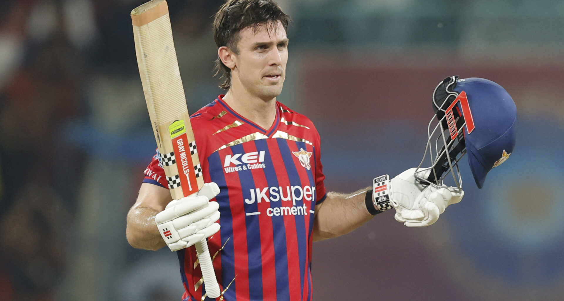 Marsh's ton keeps Lucknow's faint playoffs hopes alive