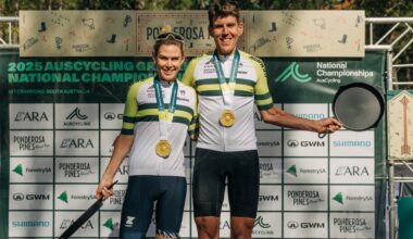 Tiffany Cromwell (Canyon-SRAM zondacrypto) and Mark O'Brien (Trappist) clinch the 2025 title at the AusCycling Gravel National Championships in South Australia at Ponderosa Pines