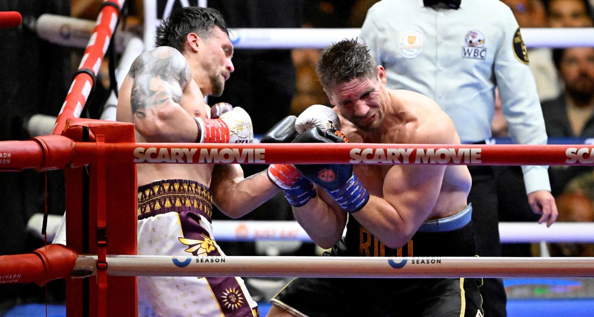 UFC champ Tom Aspinall reacts to 'robbery' in Usyk-Verhoeven