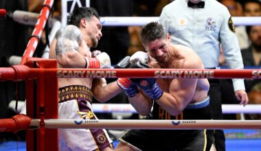 UFC champ Tom Aspinall reacts to 'robbery' in Usyk-Verhoeven