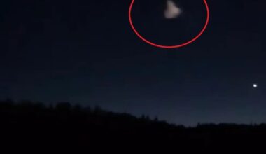Wild cone-shaped UFOs light up Canada skies, sparking panic as experts reveal the source