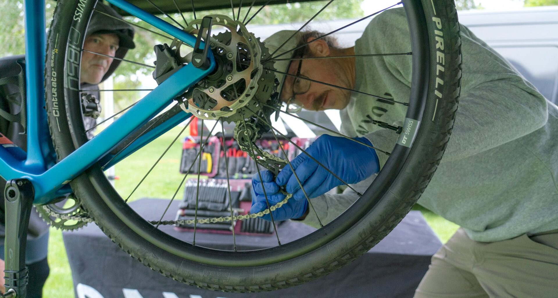 'Mechanics dread excitement' – Meet the people who navigate pit-stop chaos to keep the pros rolling at Unbound Gravel