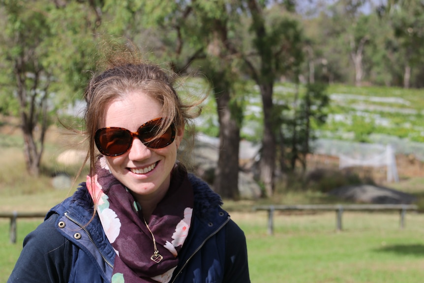 Verity Morgan-Schmidt smiling at the camera.