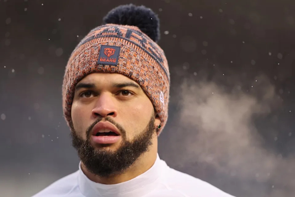 Chicago Bears quarterback Caleb Williams at NFC Divisional Playoffs Game