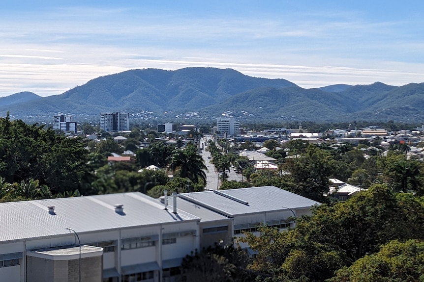 An aerial picture of Rockhampton.