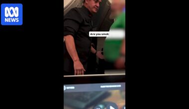 Qantas plane diverted after passenger allegedly bites flight attendant on Melbourne-US journey