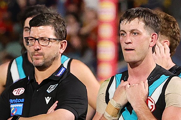 Port Adelaide coach says his lines of communication with star playmaker Zak Butters are open as the Victorian considers his options as a free agent.