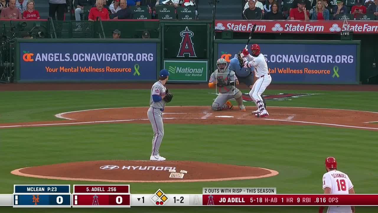 Oswald Peraza's two-out RBI single in 10th inning lifts Angels to 4-3 win over Mets