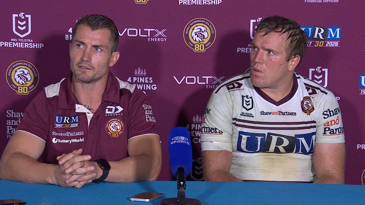 NRL 2026: Sharks defeat Sea Eagles, Kieran Foran press conference, confused with refereeing, set restarts, what happened, news, reaction