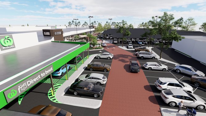 A Woolworths direct-to-boot service will be introduced as part of the upgrades.