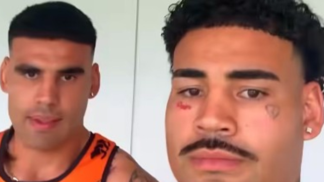 Terrell and Taylan May PNG signing video prank before Wests Tigers contract extensions until 2030