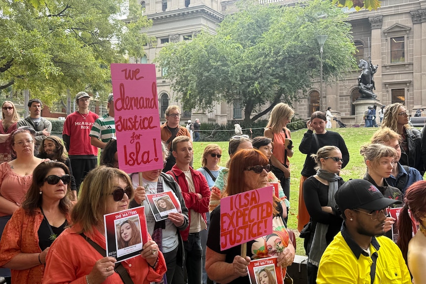 A vigil for Isla Bell
