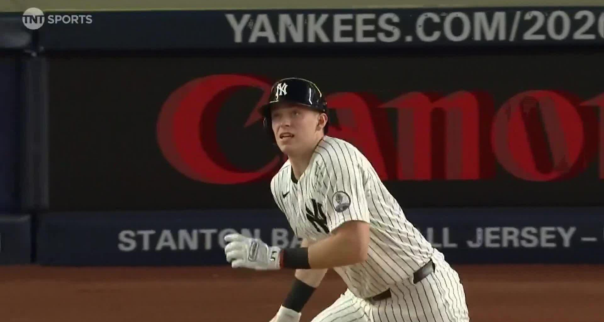Yankees get homers from Rice and McMahon, hold off Blue Jays 5-4 in 90-degree heat