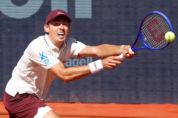 Alex de Minaur returned to form in Hamburg this week.