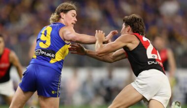 AFL 2026, West Coast Eagles vs Essendon Bombers, Round 12 live scores and updates