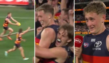 Brayden Cook kicks winning goal in Showdown 59, Adelaide Crows vs Port Adelaide Power, Joe Berry goal in final minute, reactions, interview, latest news