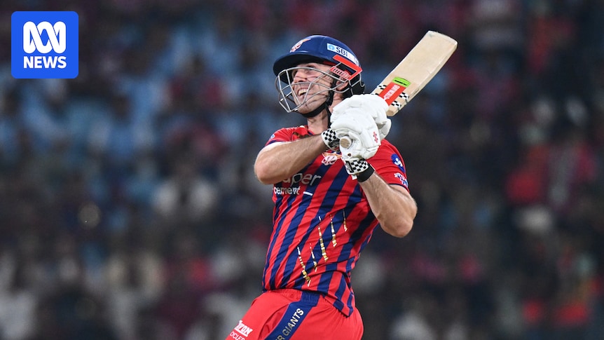 Mitchell Marsh hits rapid IPL century as Lucknow Super Giants record third win of season