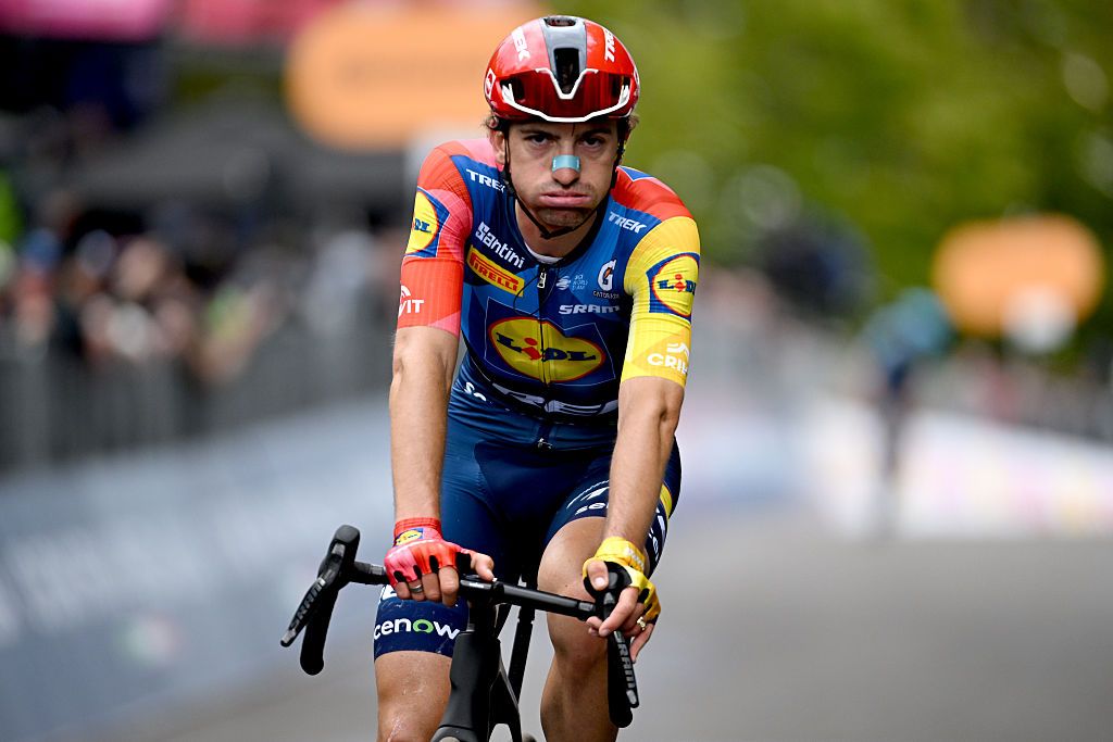 CORNO ALLE SCALE, ITALY - MAY 17: Giulio Ciccone of Italy and Team Lidl - Trek during the 109th Giro d&amp;apos;Italia 2026, Stage 9 a 184km stage from Cervia to Corno alle Scale 1469m / #UCIWT / on May 17, 2026 in Corno alle Scale, Italy. (Photo by Tim de Waele/Getty Images)