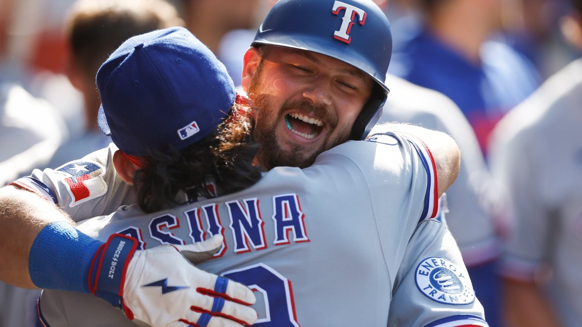 Detmers nearly perfect while striking out 14, Angels beat Rangers 2-1 on error in 9th for 1st sweep – NBC 5 Dallas-Fort Worth